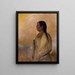 Eine Choctaw-Frau - George Catlin — gerahmtes Bild an der Wand