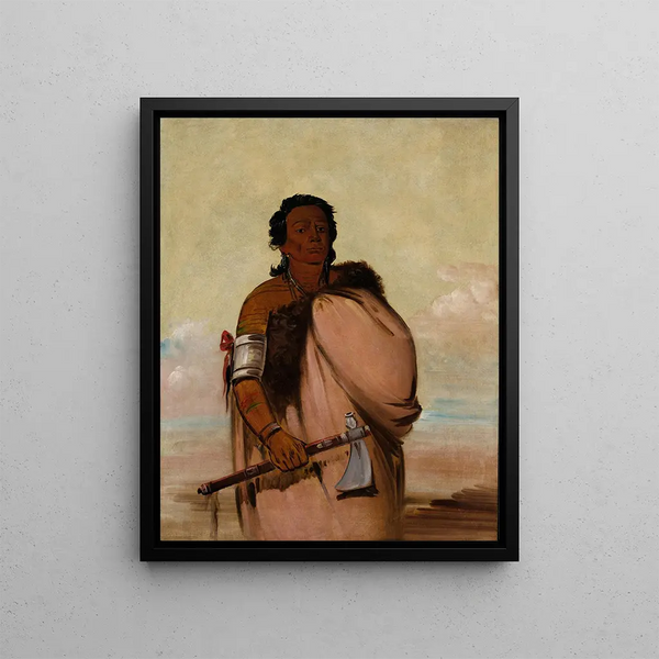 George Catlin - AhShoCole Rotten Foot a Noted Warrior.webp