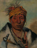 Ah-Yaw-Ne-Tak-Or-Ron ein Krieger - George Catlin — Ansicht des Kunstwerks