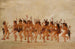 Tanz der Bettler an der Mündung des Flusses Teton - George Catlin — Ansicht des Kunstwerks