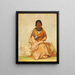 Chee-A-Ex-E-Co Mädchen eines herzlosen Hirsches - George Catlin — gerahmtes Bild an der Wand