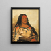 Eeh-Ns-Kim Crystal Stone Épouse du Chef - George Catlin — gerahmtes Bild an der Wand