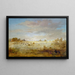 Elan beim Grasen in einer Herbstwiese - George Catlin — gerahmtes Bild an der Wand