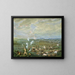 Tir de flamants en Amérique du Sud - George Catlin — gerahmtes Bild an der Wand