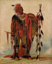 Keeokk Der wachsame Fuchs Anführer des Stammes - George Catlin — Ansicht des Kunstwerks