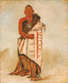 Kihgowawshshee Brave Chef Chef de la tribu - George Catlin — Ansicht des Kunstwerks