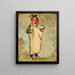 Kwkawnechoa ein Tapferer - George Catlin — gerahmtes Bild an der Wand