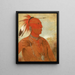 Lawhhecootslashwno Brave Chief und Skidi Wolf Pawnee - George Catlin — gerahmtes Bild an der Wand