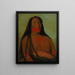 Der zweite Anführer der Vier Bären von Mh-to-th-pa ist in Trauer - George Catlin — gerahmtes Bild an der Wand