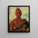 Nh-ses-kuk Whirling Thunder, ältester Sohn von Black Hawk - George Catlin — gerahmtes Bild an der Wand