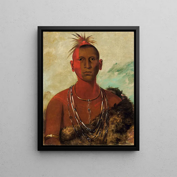 George Catlin - NhSesKuk Whirling Thunder Eldest Son of Black Hawk.webp