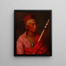 Pas de cœur Nan-che-ning-ga - George Catlin — gerahmtes Bild an der Wand