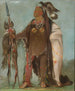 Pa-rs-ka-ro-pa Two Crows, un chef de bande - George Catlin — Ansicht des Kunstwerks