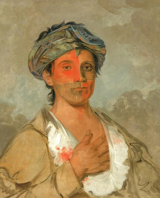 George Catlin - Pahtecosaw Straight Man Semicivilized.webp