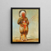 Rw-No-Way-Wh-Krah Loose Pipestem un Brave - George Catlin — gerahmtes Bild an der Wand