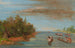 Beutel und Fox, die in Kanus navigieren - George Catlin — Ansicht des Kunstwerks