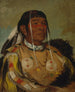 Shacpay, der Sechs-Häuptling der Ojibwés der Ebenen (Kasuskonflikt) - George Catlin — Ansicht des Kunstwerks