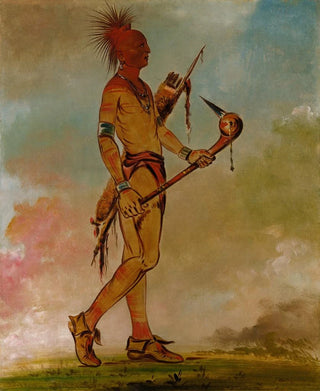 George Catlin - ShinGaWsSa Handsome Bird.webp