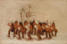 Schneeschuh-Tanz bei erstem Schnee - George Catlin — Ansicht des Kunstwerks