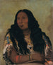 Tch-N-Su-Mns-Ka Sand Bar Ehefrau des Händlers François Chardon - George Catlin — Ansicht des Kunstwerks