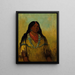 Tchow-Ee-Pt-O-Kaw eine Frau - George Catlin — gerahmtes Bild an der Wand