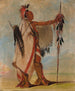 TíLee, ein Krieger von Unterscheidung - George Catlin — Ansicht des Kunstwerks
