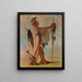 TíLee, ein Krieger von Unterscheidung - George Catlin — gerahmtes Bild an der Wand