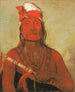 TohKéTo Pierre mit Hörnern eines Häuptlings - George Catlin — Ansicht des Kunstwerks