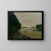 Ansicht der alluvialischen Ufer des Missouri 600 Meilen oberhalb von Saint-Louis - George Catlin — gerahmtes Bild an der Wand