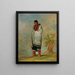 WaQuthEQua L'épouse des Bucks L'épouse de la baleine - George Catlin — gerahmtes Bild an der Wand