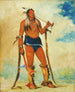 WahCheeHhsKa L'homme qui met tout à l'extérieur - George Catlin — Ansicht des Kunstwerks