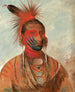 Washkamonya Fast Dancer dans Guerrier - George Catlin — Ansicht des Kunstwerks