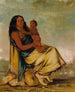 WhCheeTe, Ehefrau des Pastors und Kind - George Catlin — Ansicht des Kunstwerks