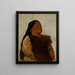 L'épouse des Six - George Catlin — gerahmtes Bild an der Wand