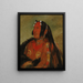 Tauben von WiJnJon Egg Head The Light, un jeune guerrier distingué - George Catlin — gerahmtes Bild an der Wand