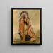 WnEeTon Chef der Stammesführer - George Catlin — gerahmtes Bild an der Wand