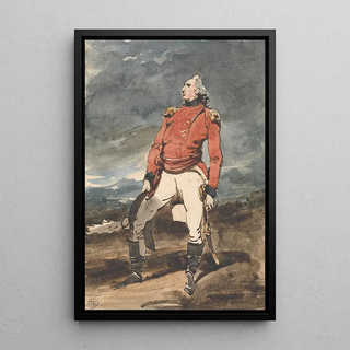 George Chinnery - Study for the Portrait of a Military Officer.webp