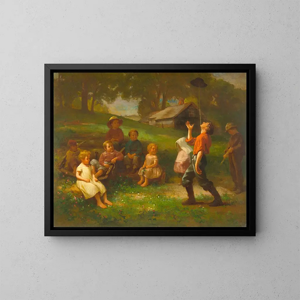Le cirque amateur - George Cochran Lambdin — gerahmtes Bild an der Wand