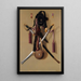 Attribute des Bürgerkriegs des Major Levi Gheen McCauley - George Cope — gerahmtes Bild an der Wand