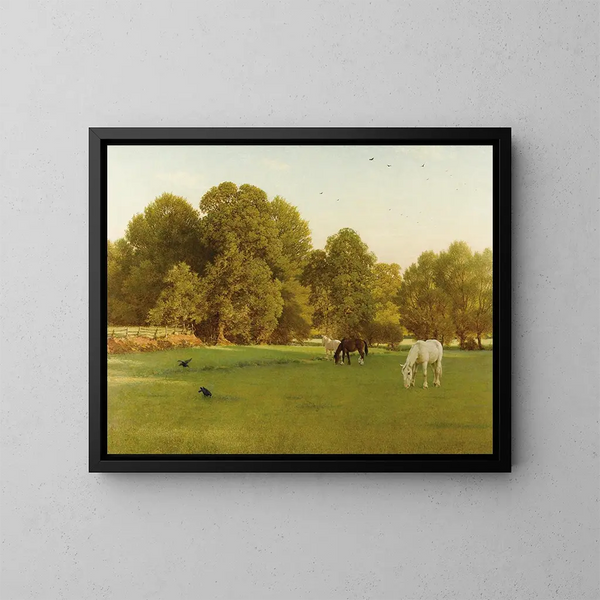 Tag der Ruhe in Wallingford - George Dunlop Leslie — gerahmtes Bild an der Wand