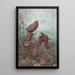 Fasan Pfau Grau - George Edward Lodge — gerahmtes Bild an der Wand
