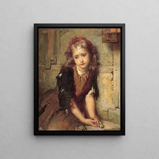 George Elgar Hicks - The dead goldfinch All that was left to love.webp