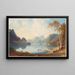 Ein Loch in Schottland - George Fennell Robson — gerahmtes Bild an der Wand