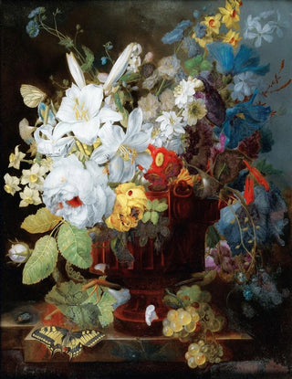 George Frederik Ziesel - Still Life With Flowers.webp