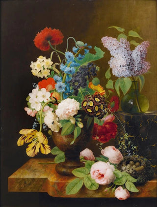 George Frederik Ziesel - Vase Of Flowers.webp