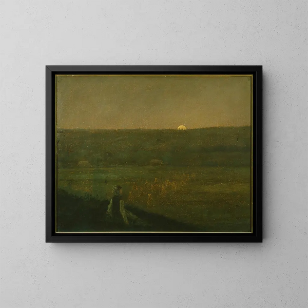 Mondaufgang - George Fuller — gerahmtes Bild an der Wand