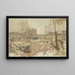 Baustellen bei der De Clercqstraat - George Hendrik Breitner — gerahmtes Bild an der Wand