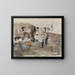 Gesellschaft auf einem Boot - George Hendrik Breitner — gerahmtes Bild an der Wand
