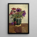 Topf mit Ingwer und Anemonen - George Hendrik Breitner — gerahmtes Bild an der Wand