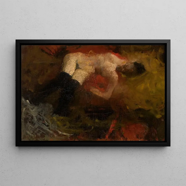 Akt - George Hendrik Breitner — gerahmtes Bild an der Wand